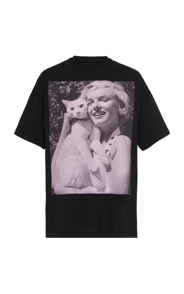 Christopher Kane Marilyn Printed Cotton-jersey T-shirt