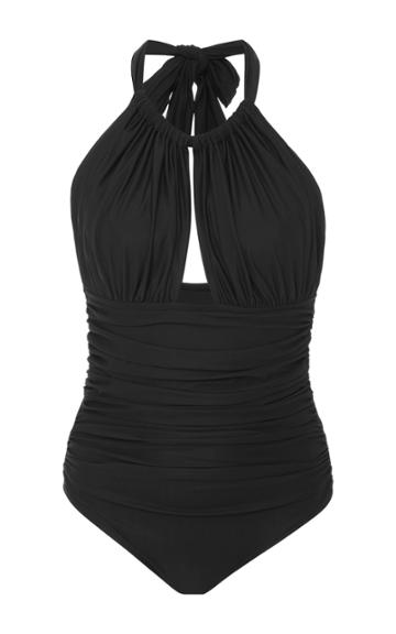 Lenny Niemeyer Ruched Halterneck Swimsuit