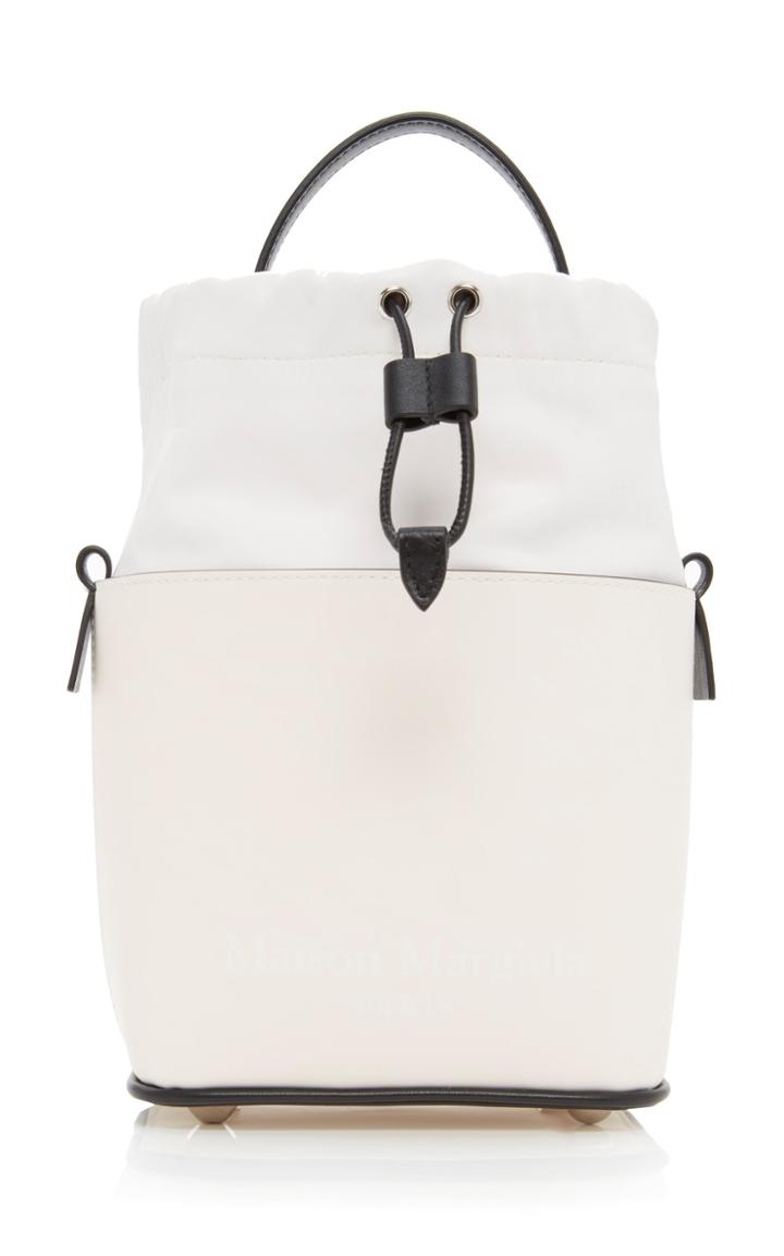 Maison Margiela 5ac Two-tone Leather Bucket Bag