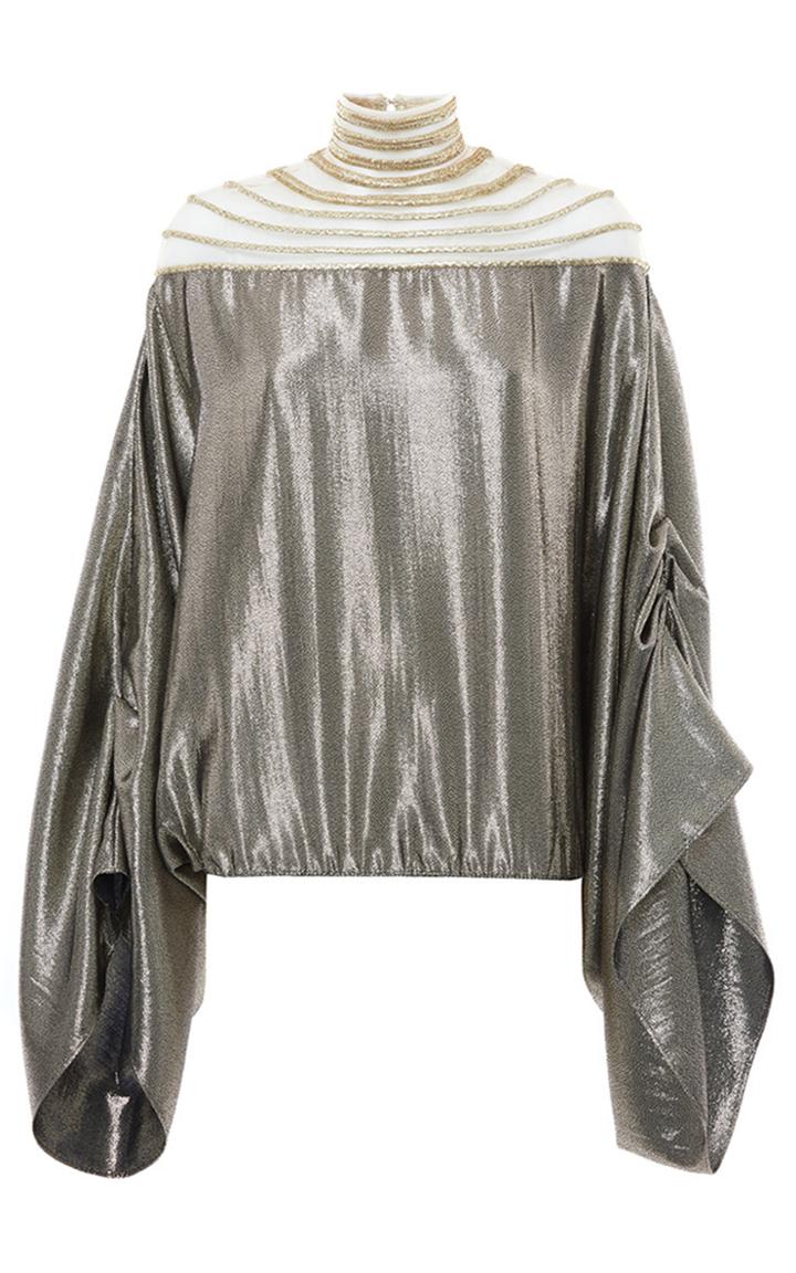 Genny Metallic Top