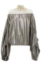 Genny Metallic Top