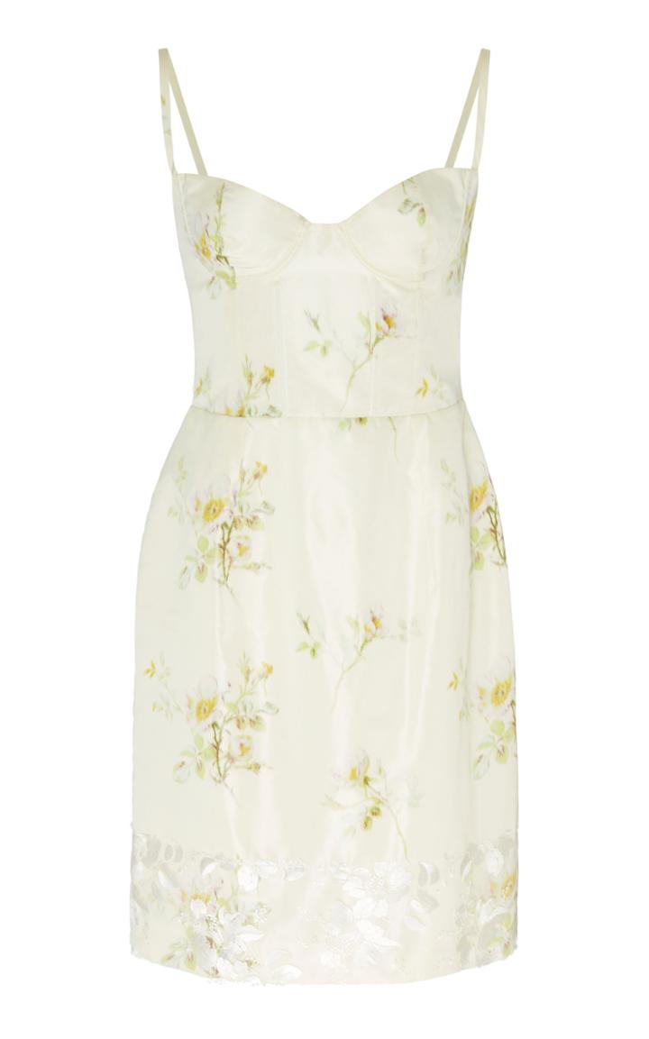 Brock Collection Floral-jacquard Mini Dress