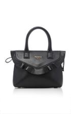Paule Ka Pale Rose Scalloped Leather Bag