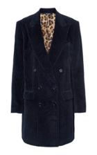 Moda Operandi Dolce & Gabbana Double-breasted Corduroy Elongated Blazer