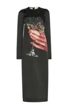 Isa Arfen Cheers Champagne Satin Dress