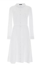 Zac Posen Long Sleeve Collared Dress