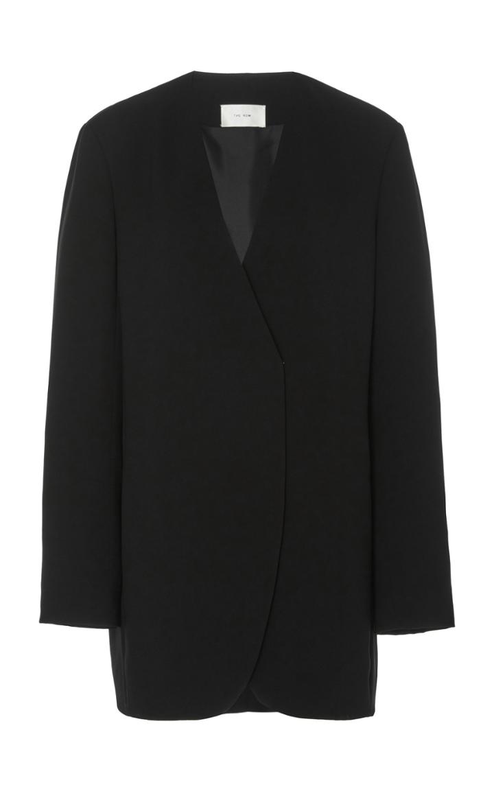 Moda Operandi The Row Liza Crepe Double-breasted Jacket Size: 0