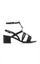 Fabrizio Viti X Ancient Greek Sandals Susana Floral-embellished Leather Sandal
