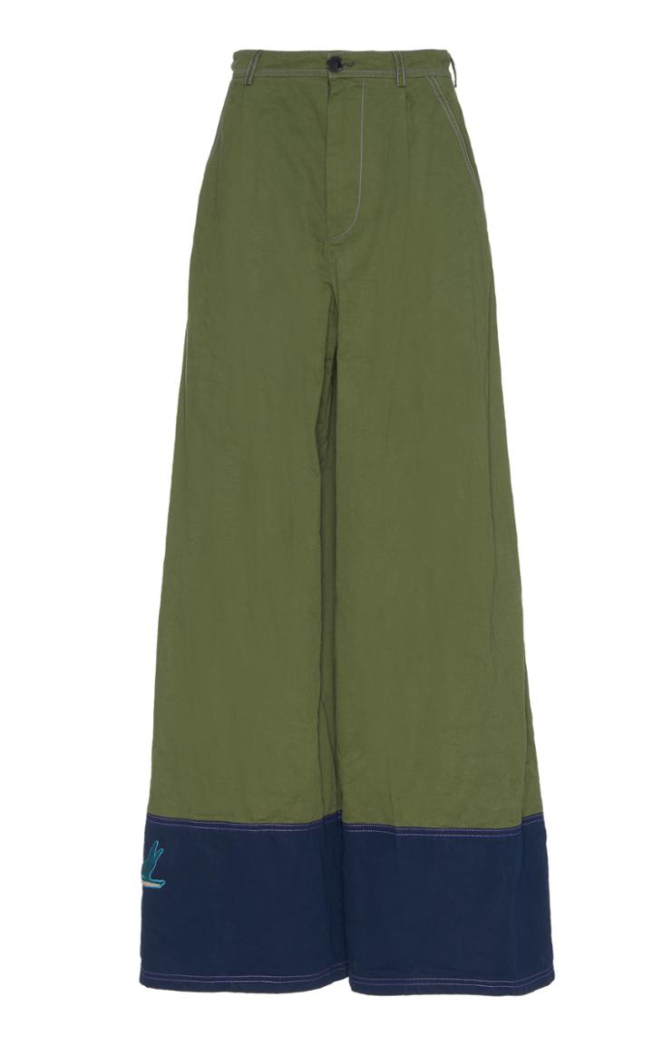 Marni Wide Leg Linen Trouser