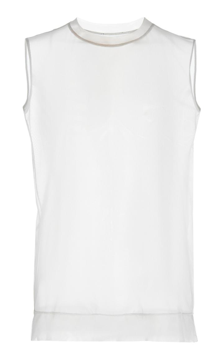 Moda Operandi Akris Semi-sheer Metallic Tank Top Size: 2