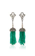 Anabela Chan Emerald Tassel Earrings