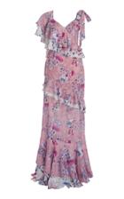 We Are Kindred Alessandra Asymmetrical Ruffle Maxi Dress
