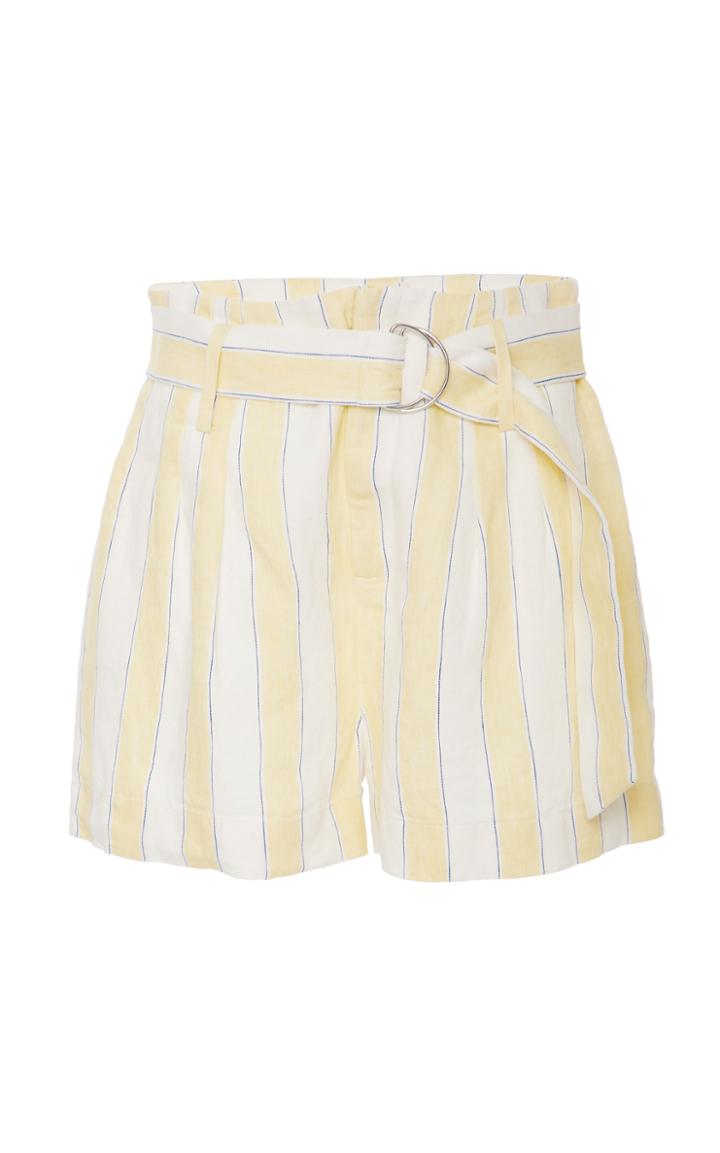 Frame Denim Linen Stripe Short