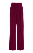 Moda Operandi Unttld Belmont Pleated Crepe Wide-leg Trousers