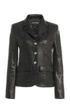 Moda Operandi Tom Ford Single-breasted Cropped Leather Jacket