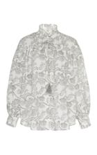 Moda Operandi Alix Of Bohemia Grisaille Lace Up Top