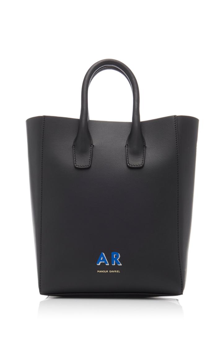 Moda Operandi Mansur Gavriel Monogrammable Vegetable Tanned Mini North South Tote