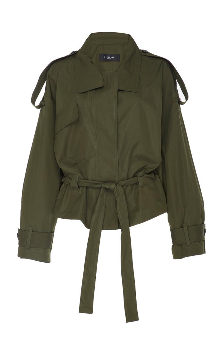 Derek Lam Belted Cotton Utility Jacket
