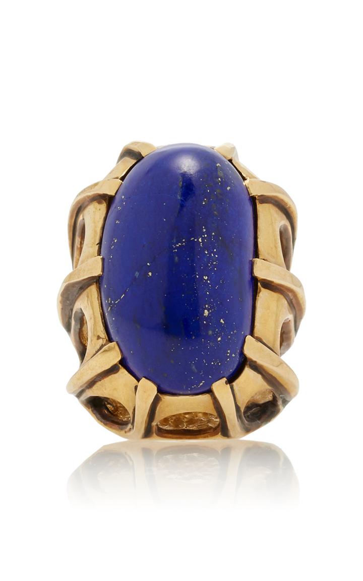 Moda Operandi Lisa Eisner Lapis Lazuli Skyscraper Ring Size: 5