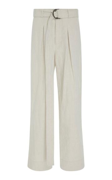 Arias Belted Wide-leg Pant