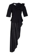 Monse Pinstripe Long Half Jacket Top