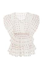 Loveshackfancy Marissa Cape Sleeve Mini Dress
