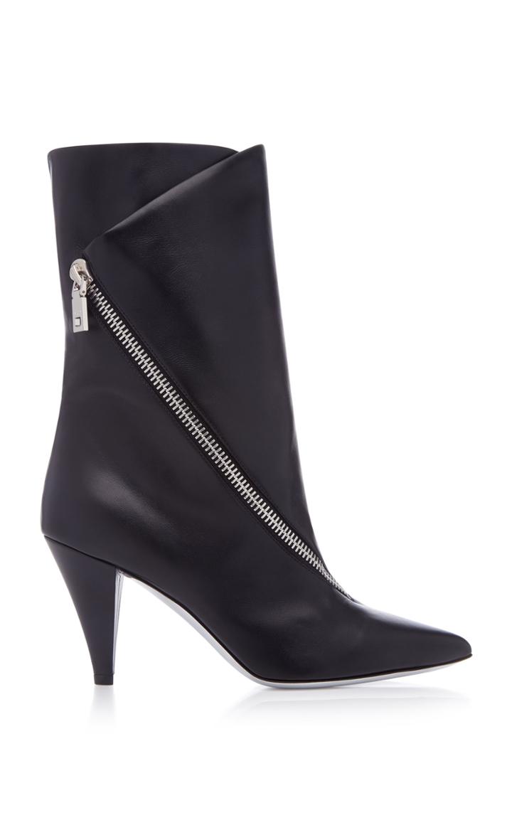 Givenchy Show Zip Leather Ankle Boot