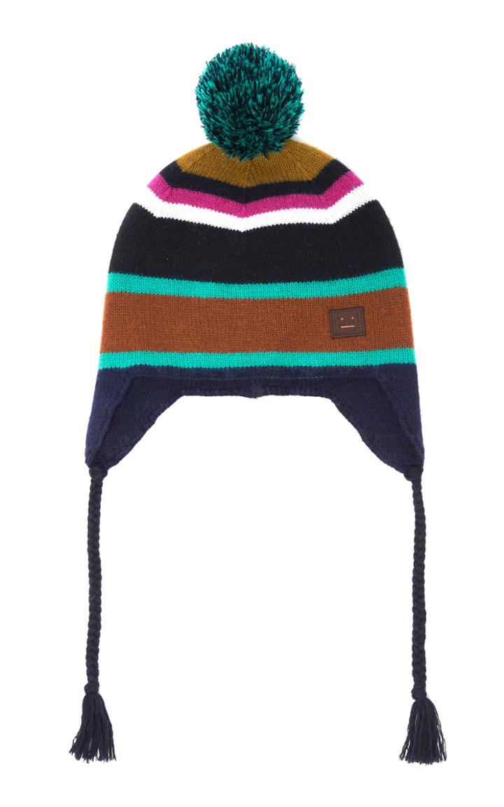Moda Operandi Acne Studios Katt Striped Wool Beanie