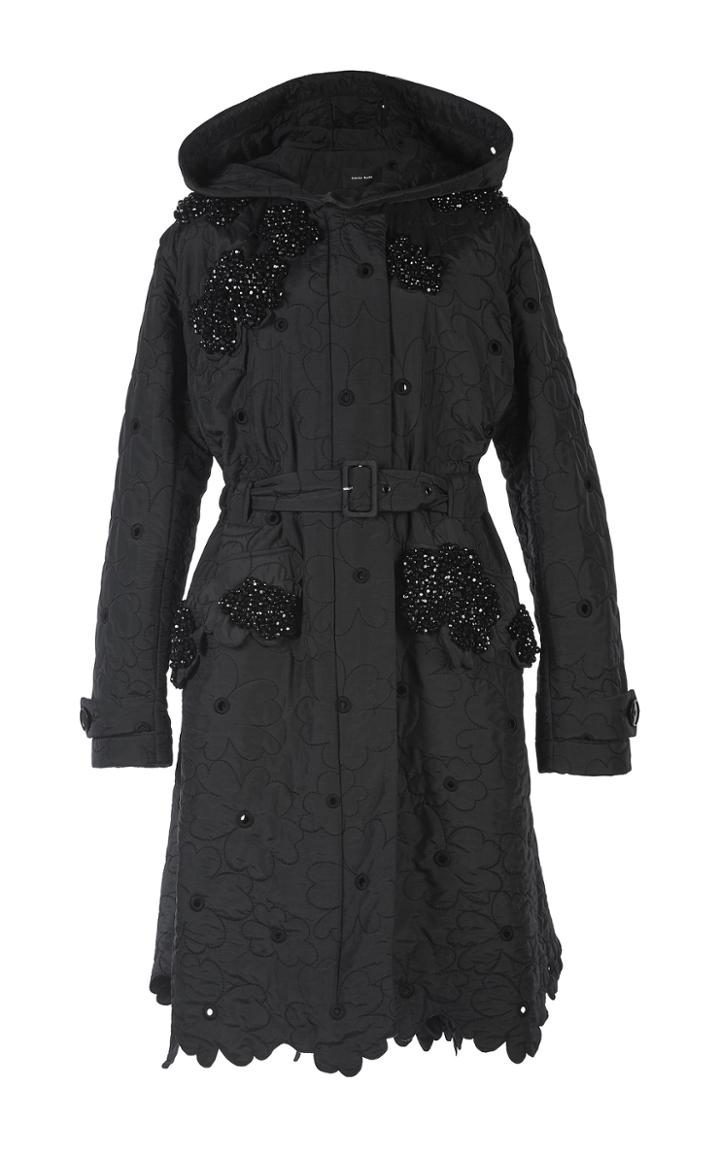 Simone Rocha Beaded Padded Flower Parka