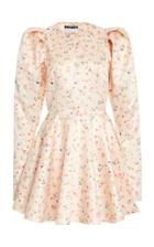 Rotate Pauline Floral Puff-sleeve Mini Dress