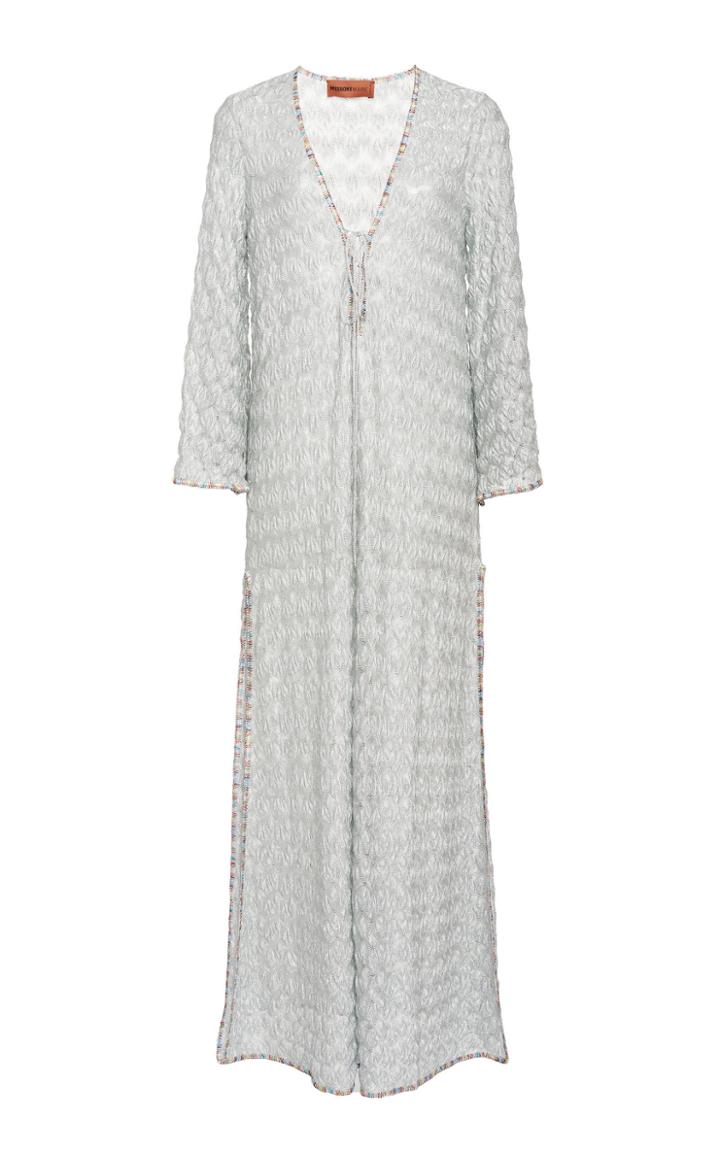 Missoni Mare Silver Wave Mesh Cover Up Size: 38