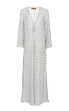 Missoni Mare Silver Wave Mesh Cover Up Size: 38