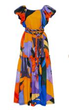 Moda Operandi Mara Hoffman Zarela Printed Cotton Maxi Dress Size: Xxs