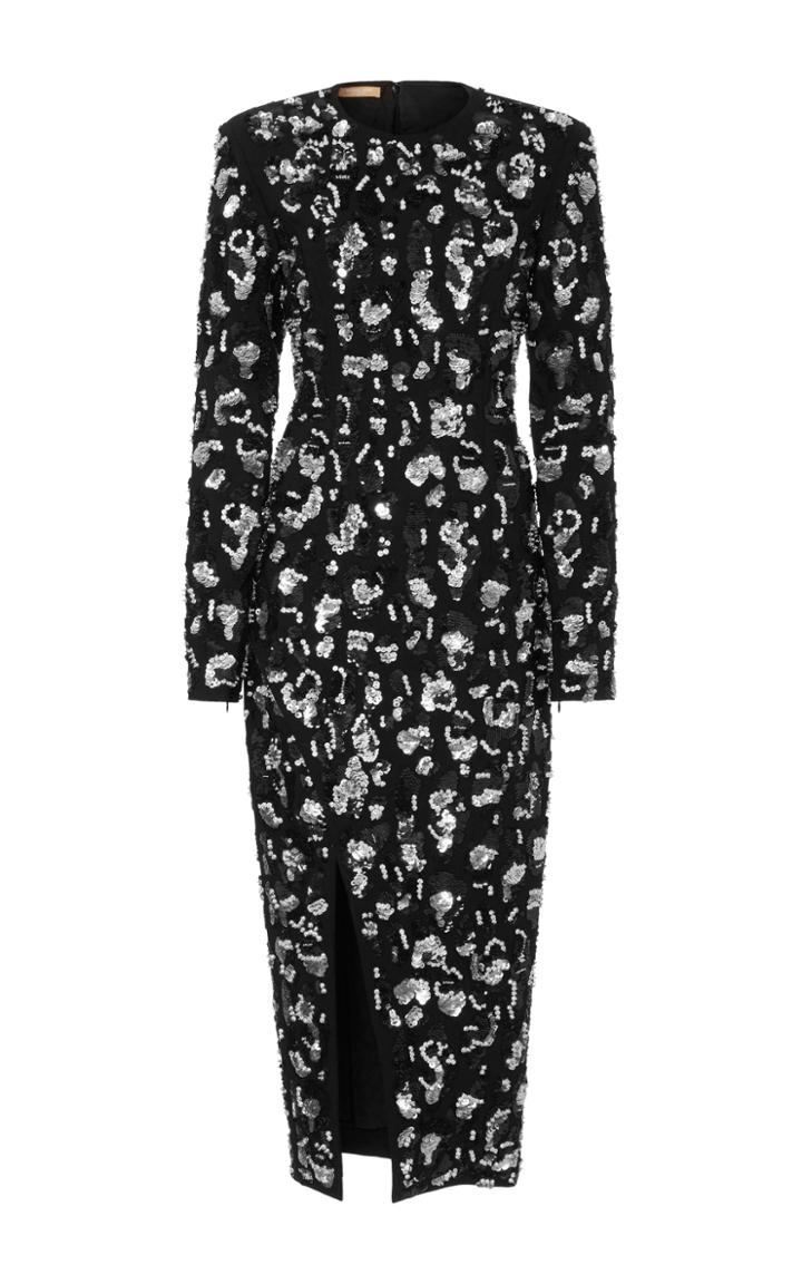 Michael Kors Collection Embroidered Sheath Dress