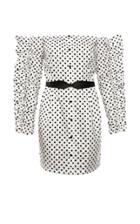Anna October Julia Polka Dot Cotton-poplin Dress