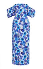 Borgo De Nor Adelita Off-the-shoulder Cotton-poplin Midi Dress