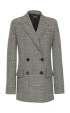 Givenchy Double-breasted Checked Wool Blazer