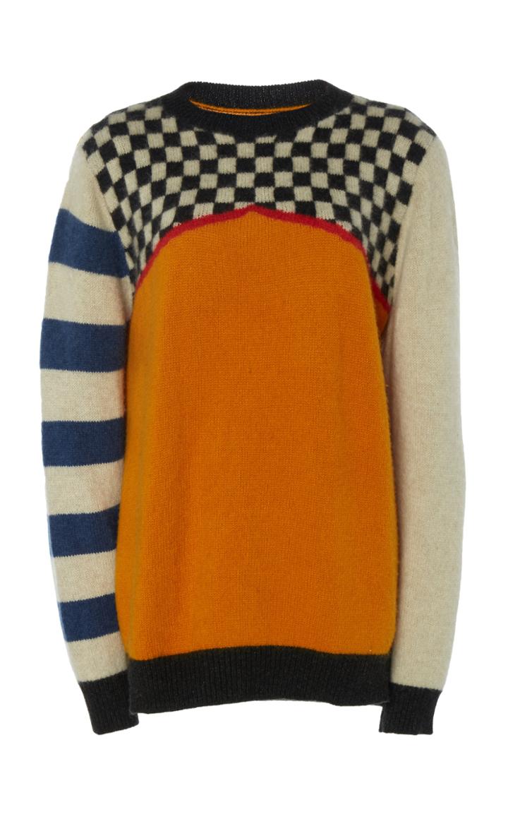 The Elder Statesman Lucky Talisman Cashmere Sweater