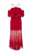 Alice Mccall Electric Woman Halter Lace Dress