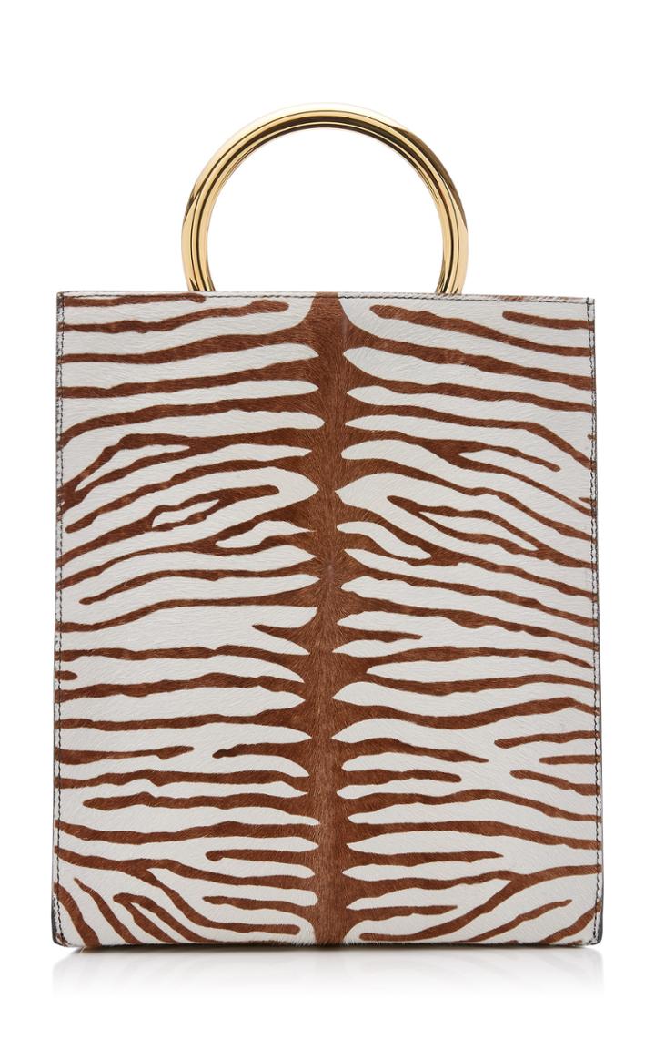 Marni Animal Print Leather Tote Bag