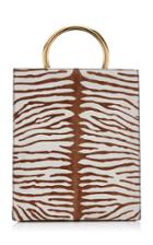 Marni Animal Print Leather Tote Bag