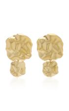 Joanna Laura Constantine Gold-plated Hammered Drop Earrings