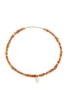 Holly Ryan Amber Choker With Pearl Detail