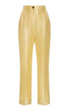 Moda Operandi Dolce & Gabbana Metallic Straight-leg Pants Size: 40