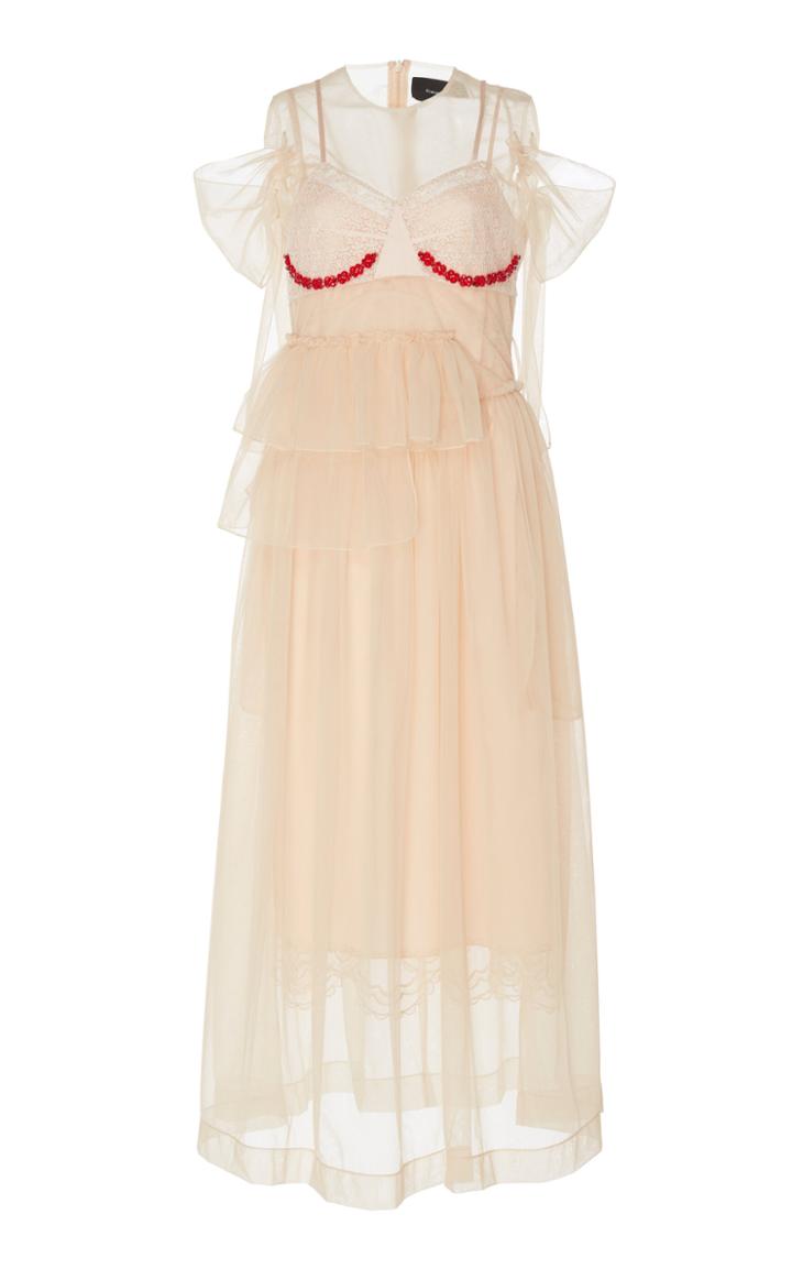 Simone Rocha Embellished Tulle Dress