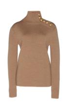Paco Rabanne Milano Stretch Ribbed Knit Turtleneck