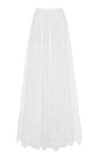 Costarellos Broderie Anglais Maxi Skirt