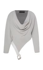 Moda Operandi Proenza Schouler Draped Assymetric Knit Top Size: S