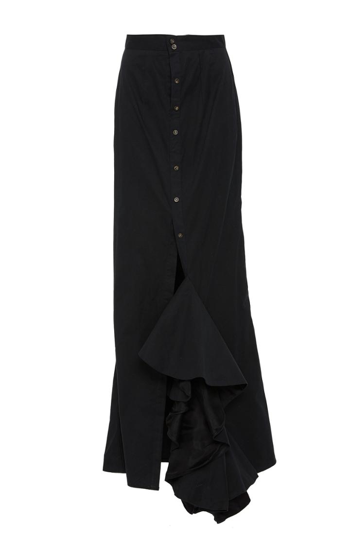 Viva Aviva Flared Button Down Skirt