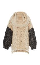Tuinch M'o Exclusive Cable-knit Cashmere Sweater